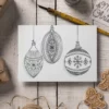 Postkarte "Ornamente"