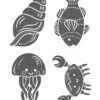 Under The Sea - Linolschnitt-Vorlagen-Set – Bild 2