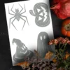 Halloween - Linolschnitt-Vorlagen-Set